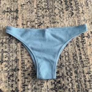 Light blue cheeky bikini bottoms
